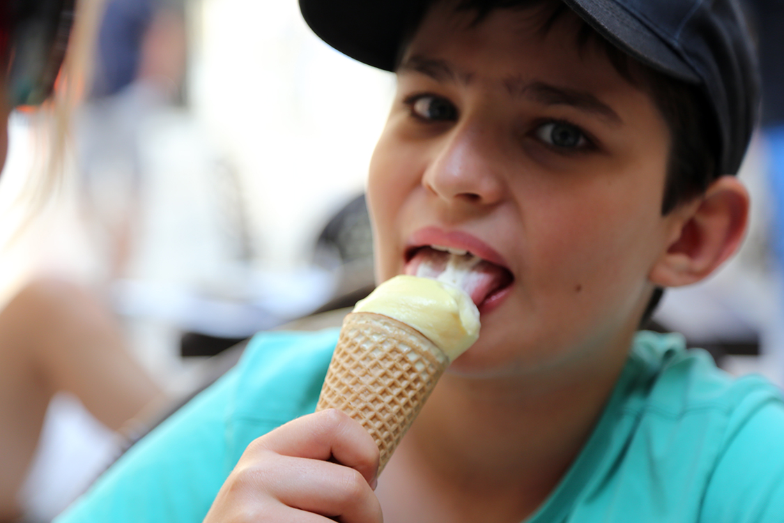 Naples.
Le roi des glaces !