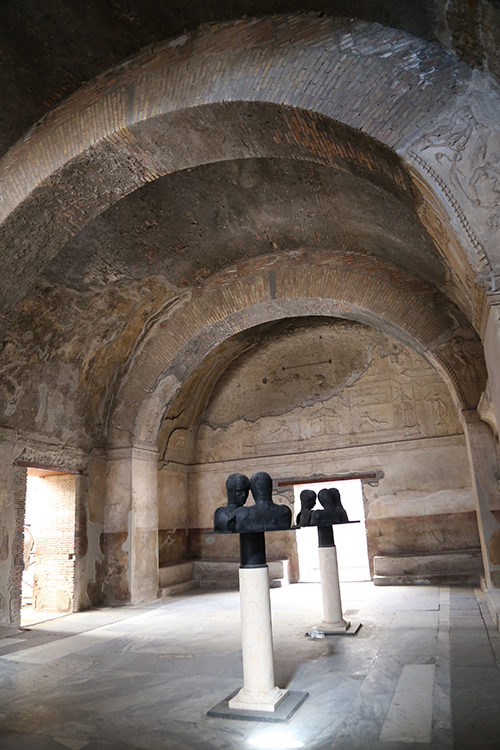 PompÃ©i.
Les thermes Stabianes.