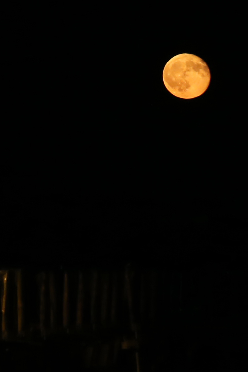 Torre Lapilo.
Ce soir lÃ , la lune nous a offert un spectacle incroyable en se parant littÃ©ralement de rouge !