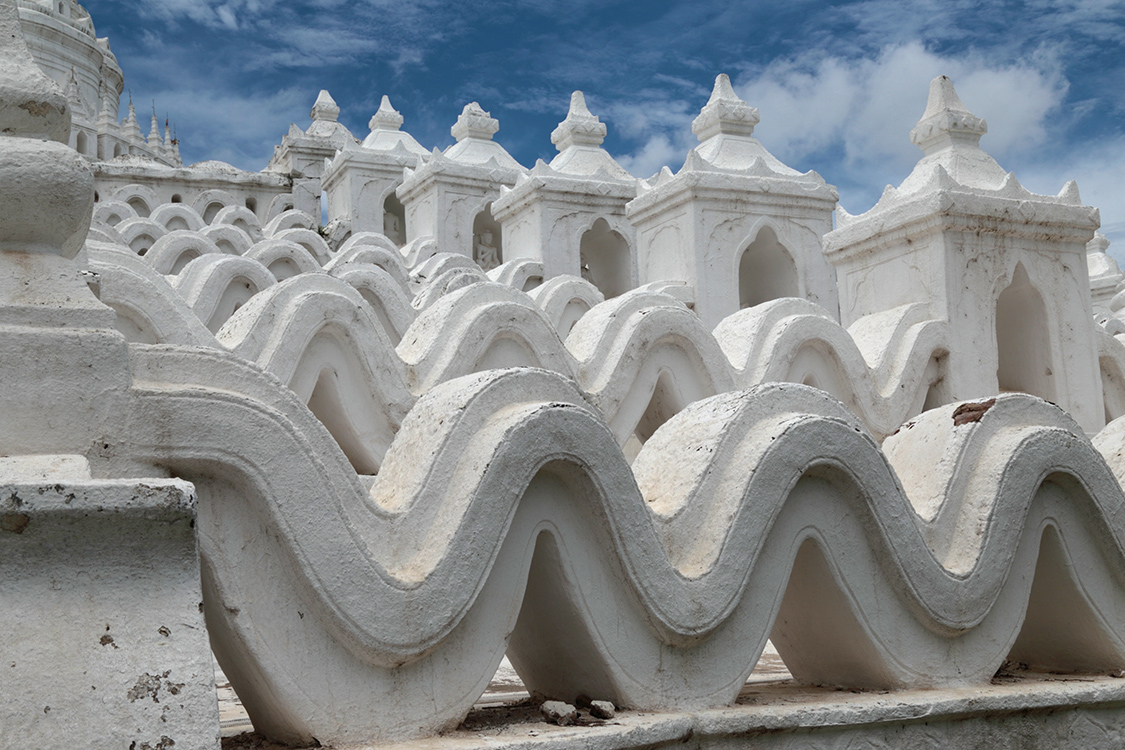 Mandalay, Mingun.
Pagode Hsinbyume.