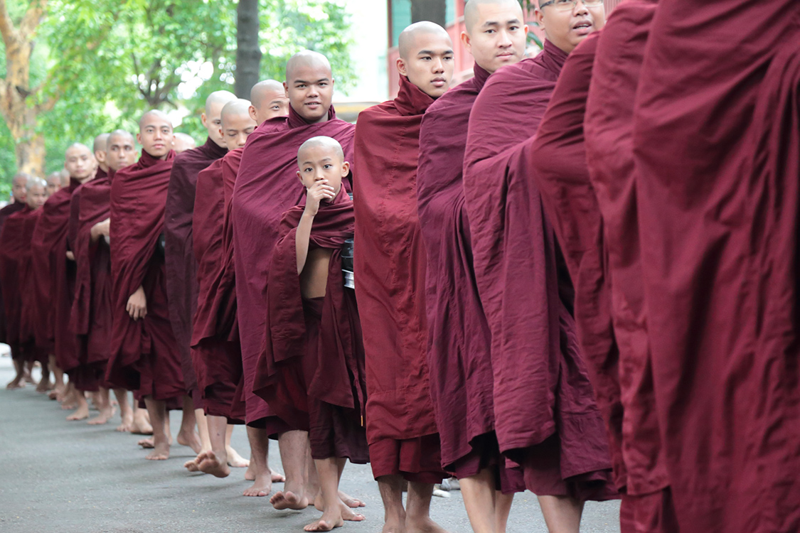 Mandalay.
MonastÃ¨re Mahagandhayon.