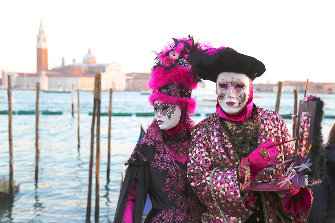 Les vÃ©nitiens savent se mettre en situation pour ravir les photographes !