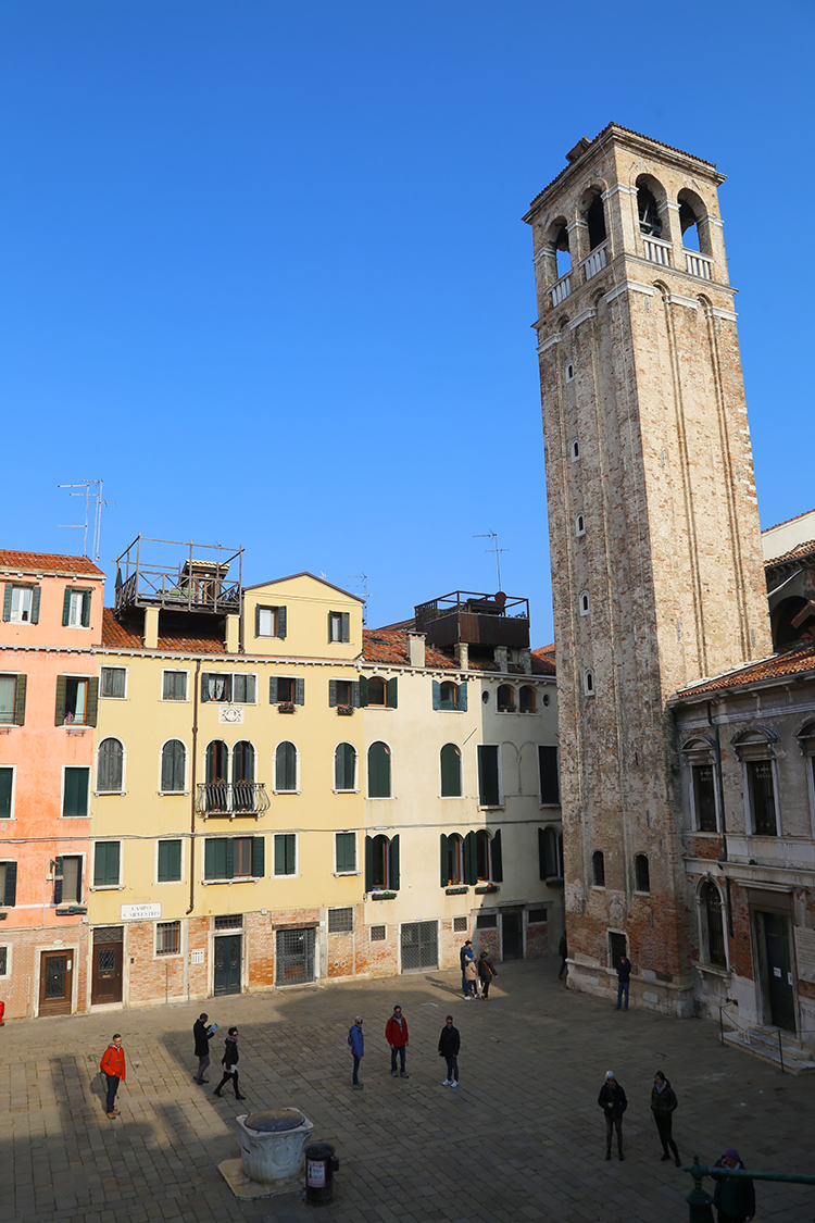 Campo di San Silvestro.
La vue depuis notre sympathique appartement.