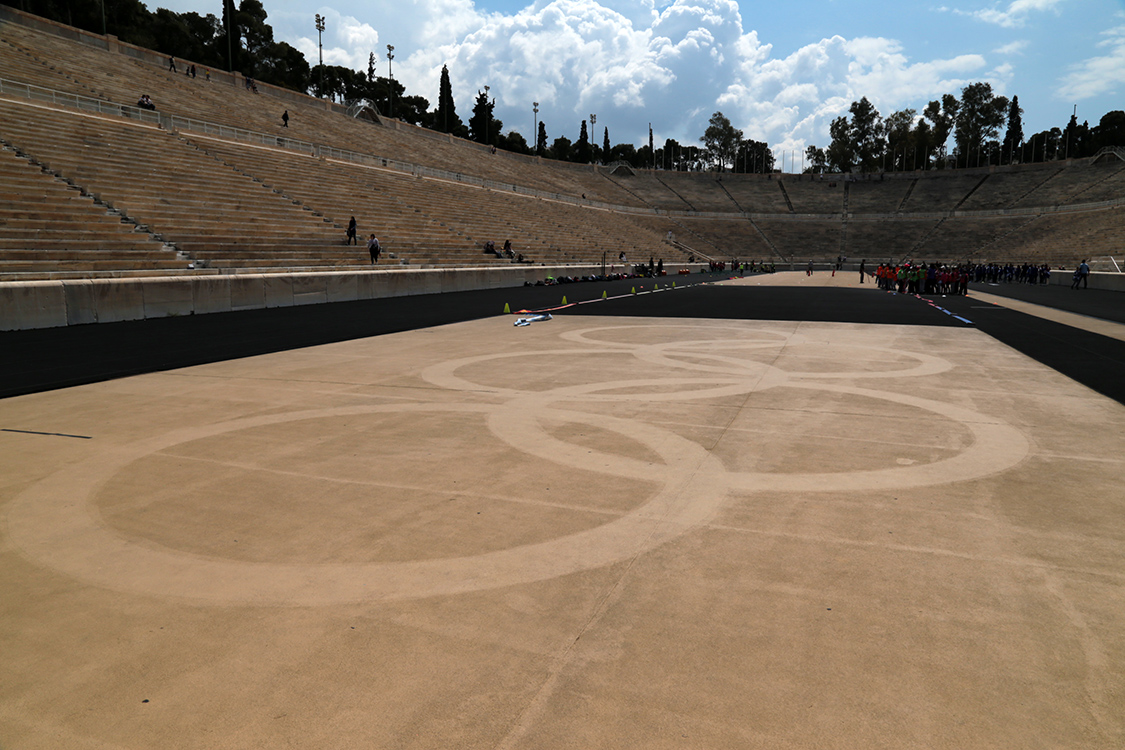 AthÃ¨nes.
Stade panathÃ©naÃ¯que.