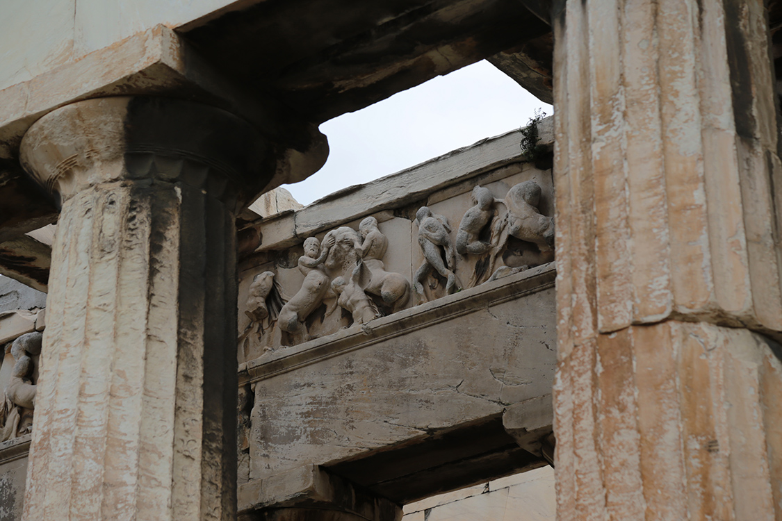 AthÃ¨nes.
Temple d'HÃ©phaÃ¯stÃ©ion.