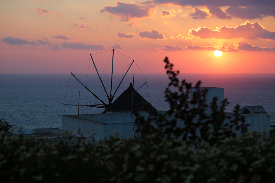 Santorin.
Et le voici le fameux coucher de soleil...