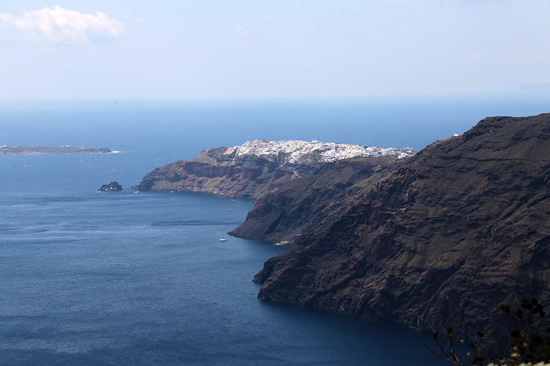 Santorin.
RandonnÃ©e Fira-Oia.