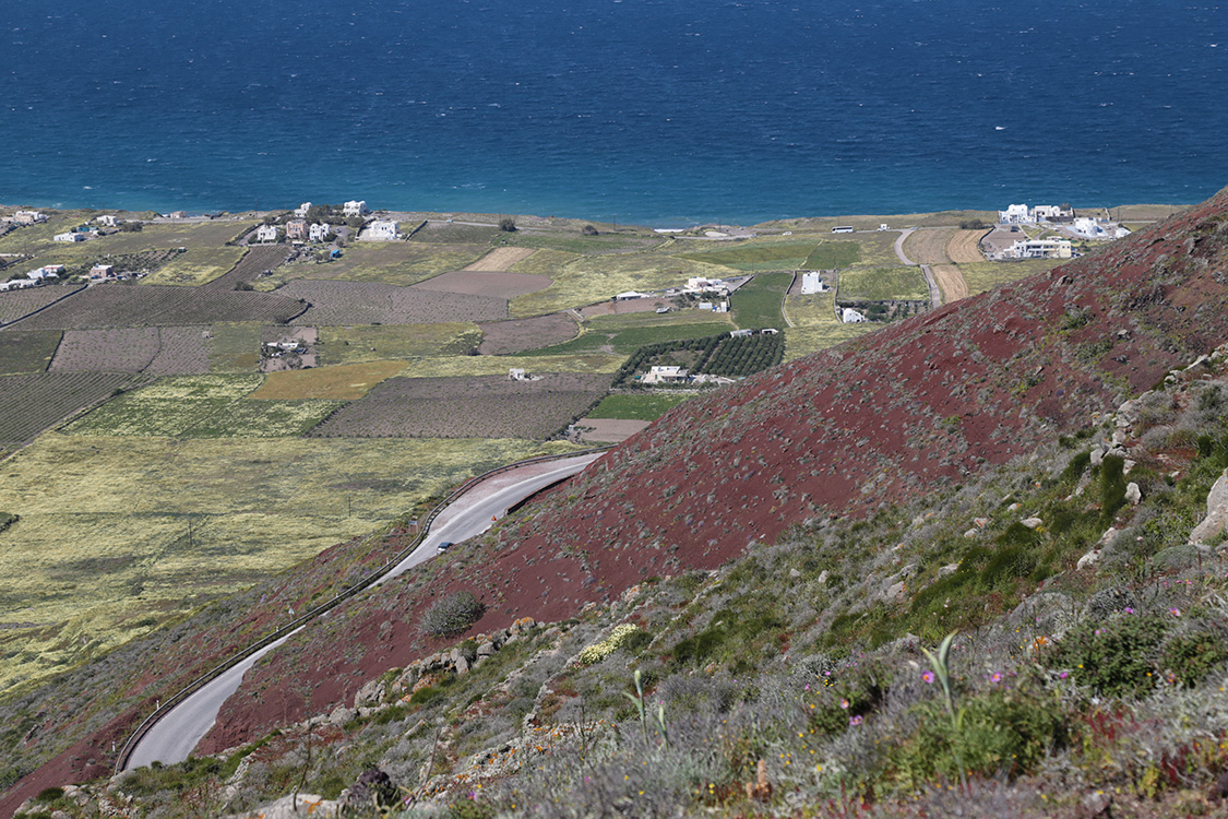 Santorin.
RandonnÃ©e Fira-Oia.