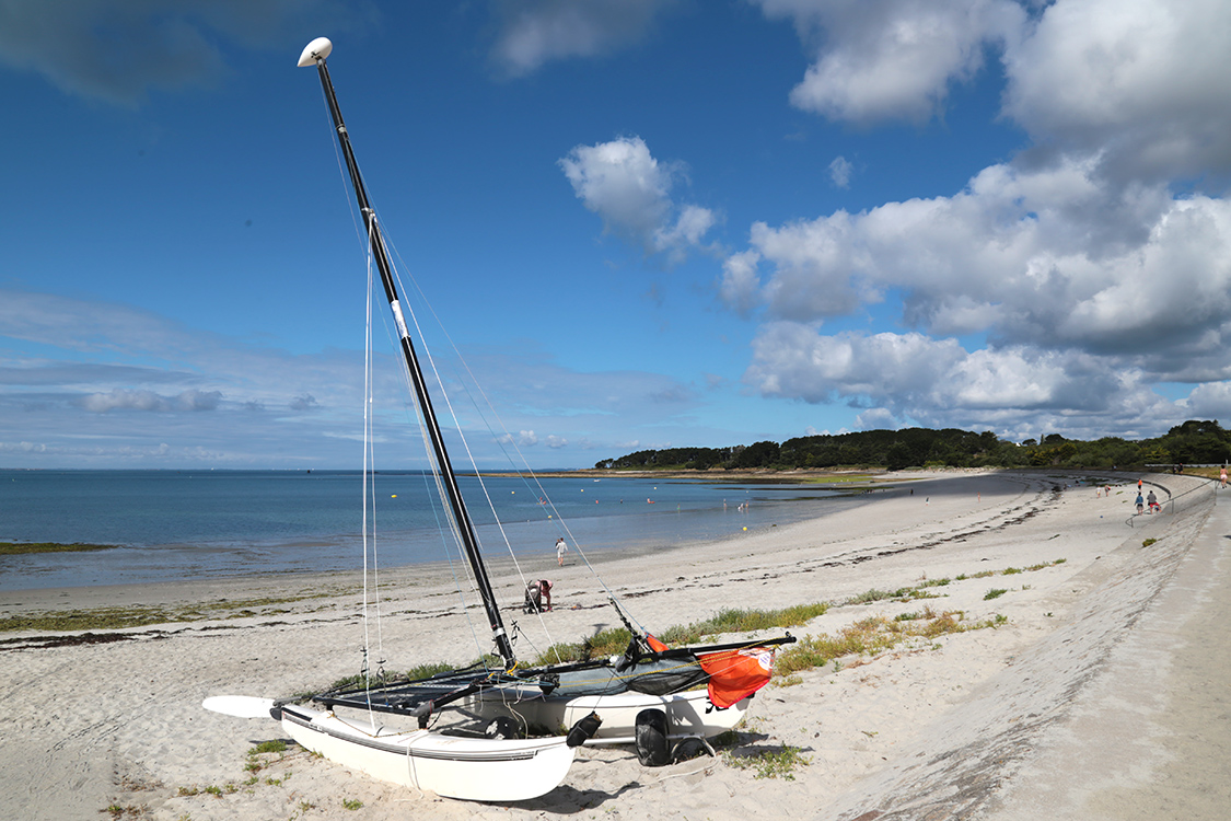 Sarzeau. Plage de Saint Jacques.