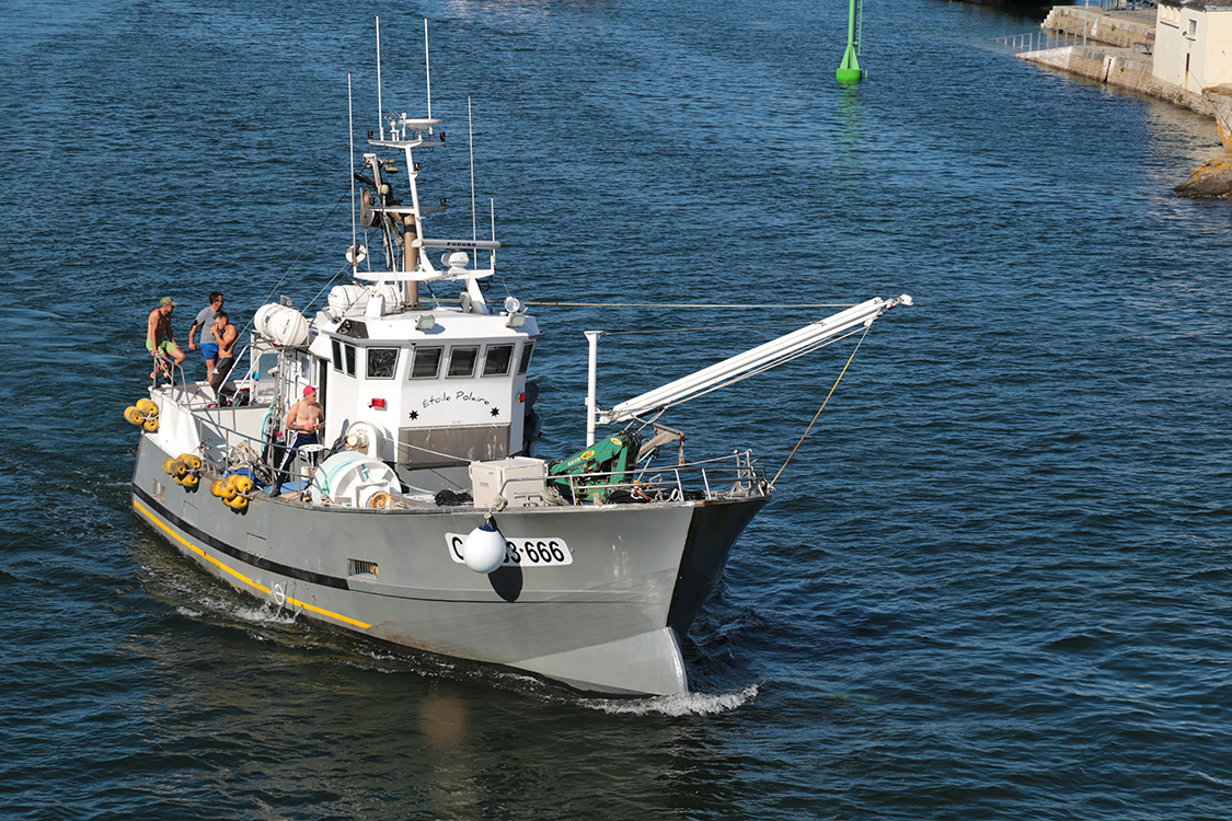 DÃ©part en mer depuis Concarneau.