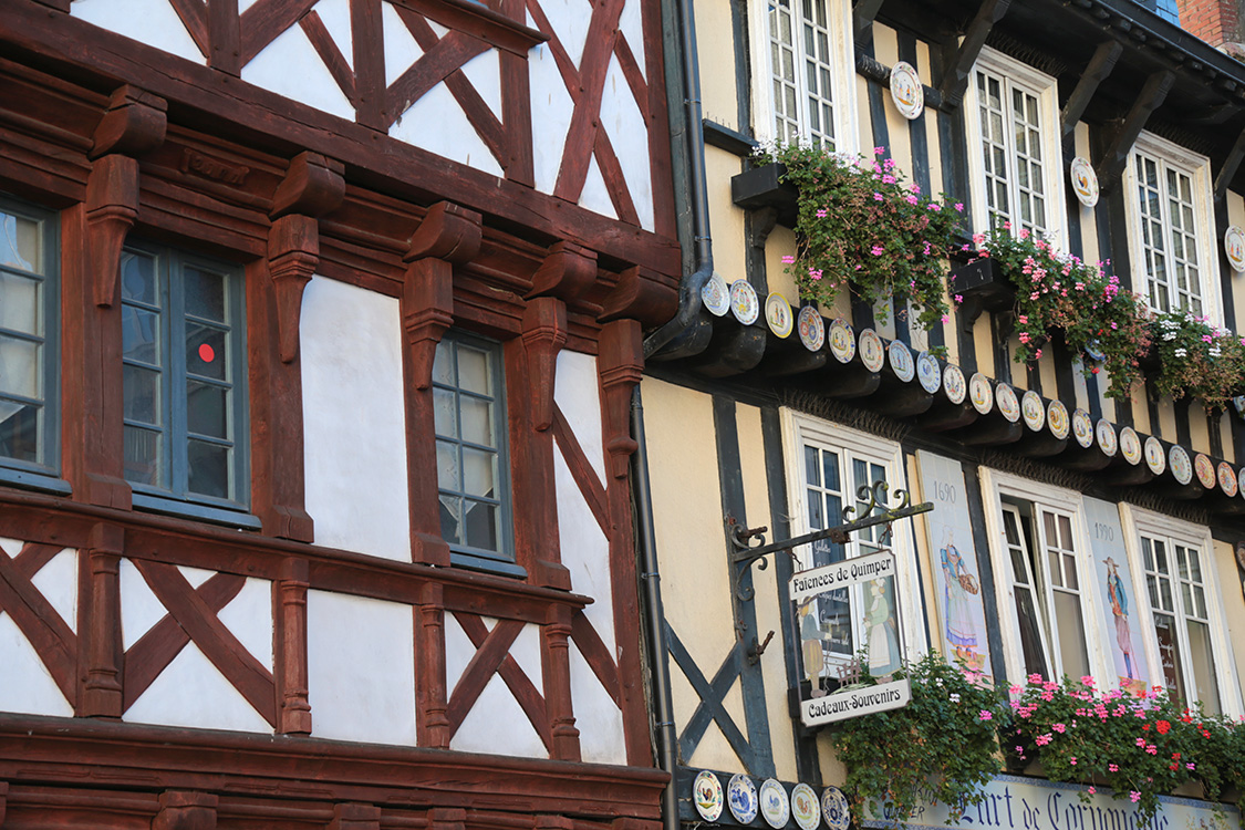 Quimper.
Place Saint Corentin.