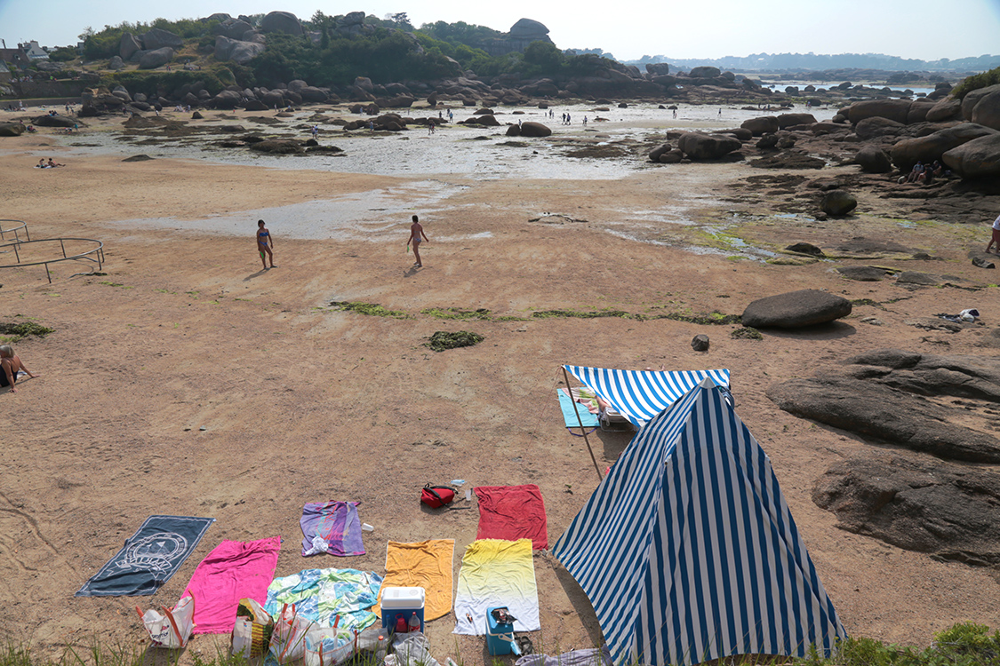 Ploumanac'h.
Plage de Saint Guirec.