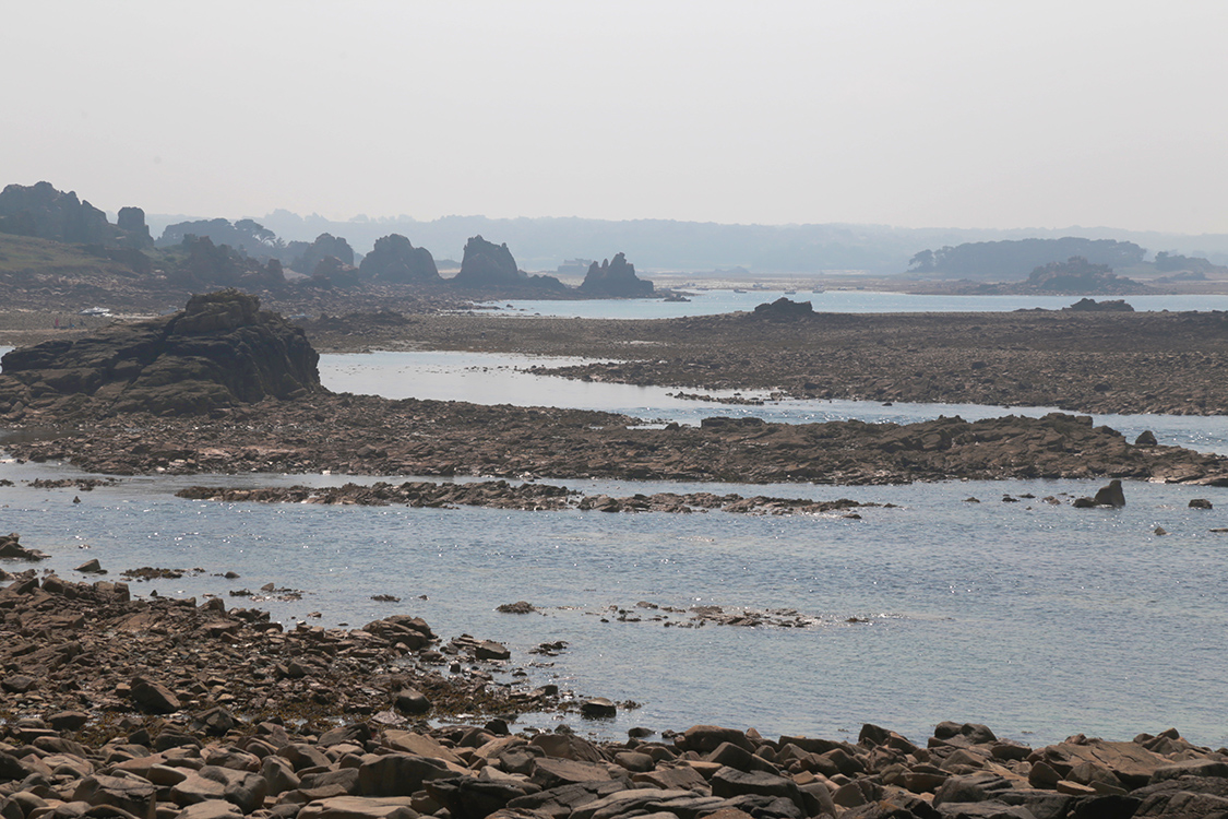 Plougrescant.
Site du gouffre.