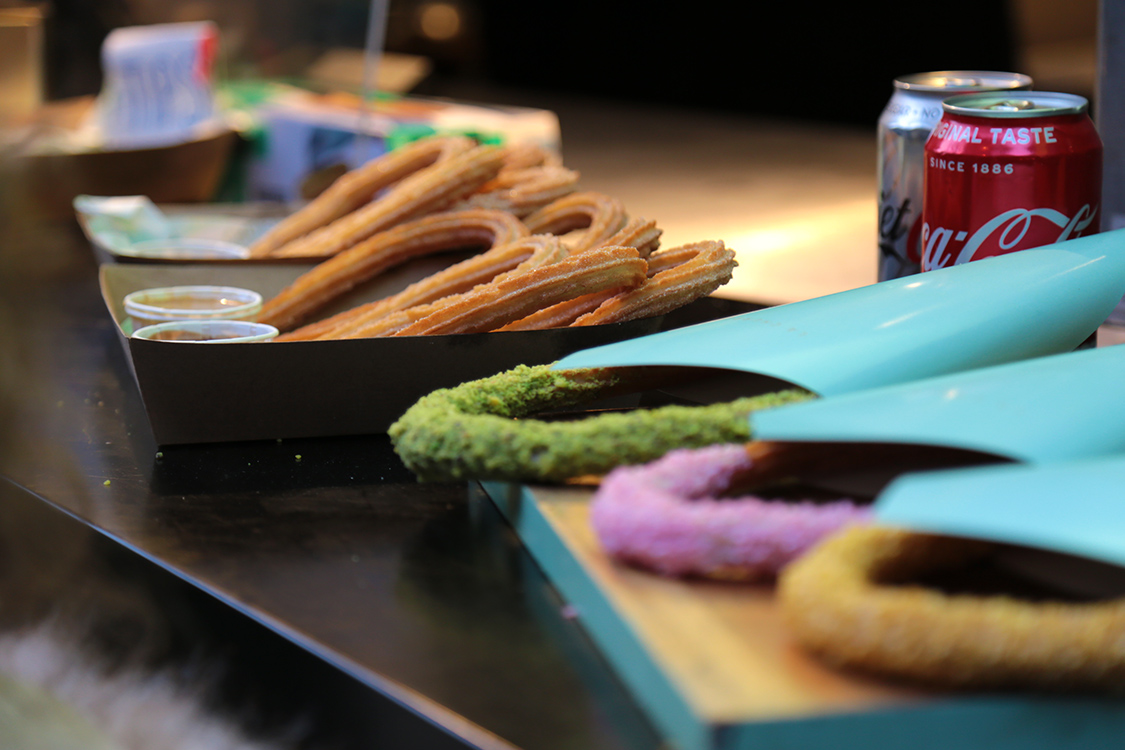 Camden Market.
Dessert avec des churros...