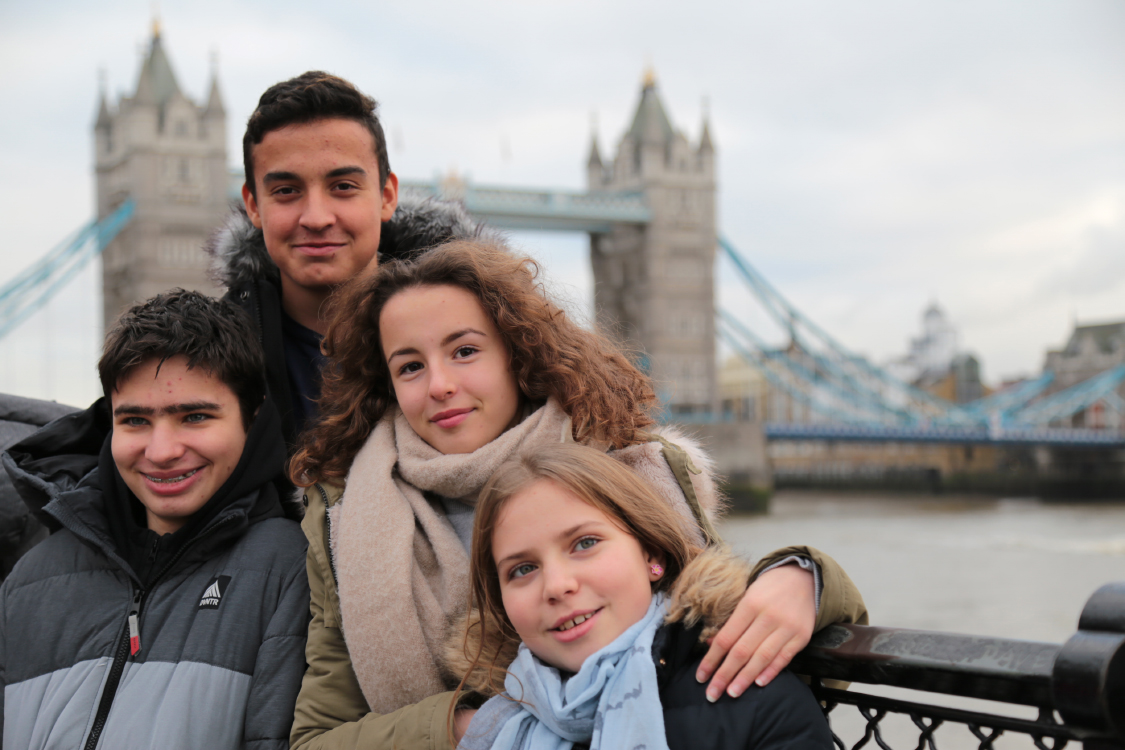 Tower bridge, et quelques enfants...