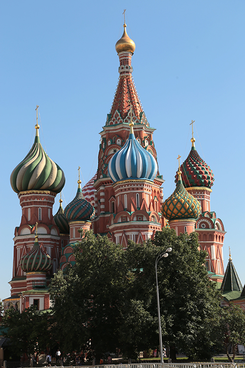 Moscou.
CathÃ©drale Saint-Basile-le-Bienheureux.