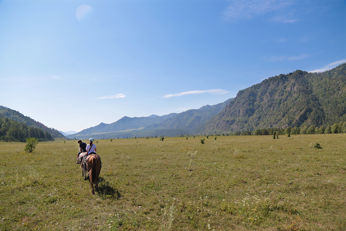 Plateau sur les hauteurs du village d'Uznezya.