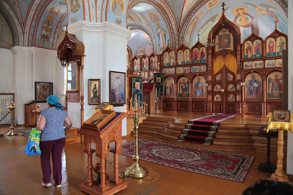 Barnaul.
Eglise orthodoxe Znamensky nunnery.