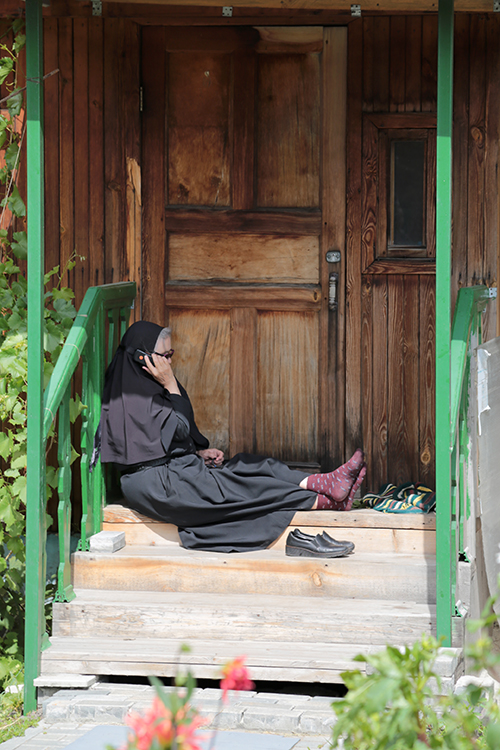 Barnaul.
Eglise orthodoxe Znamensky nunnery.