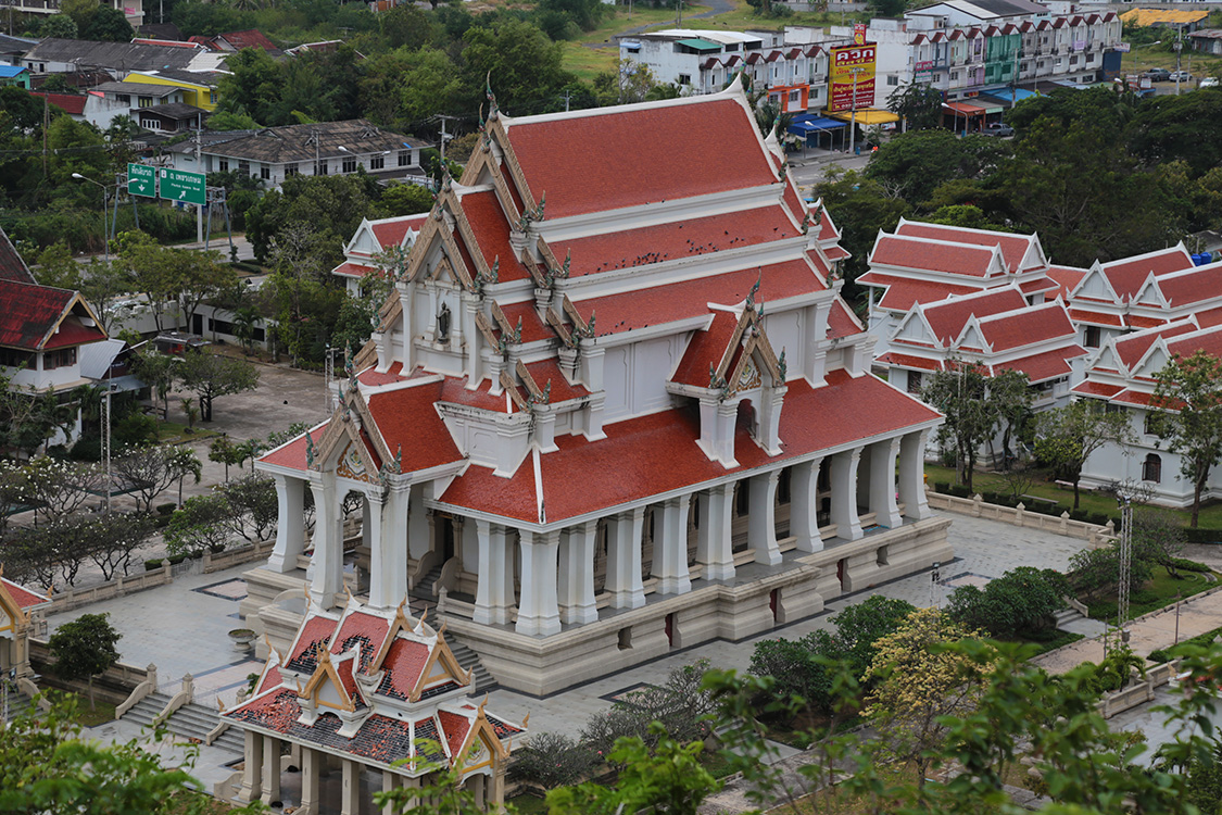 Prachuap Khiri Khan.
Vue depuis le temple Khao Chong Krachok.