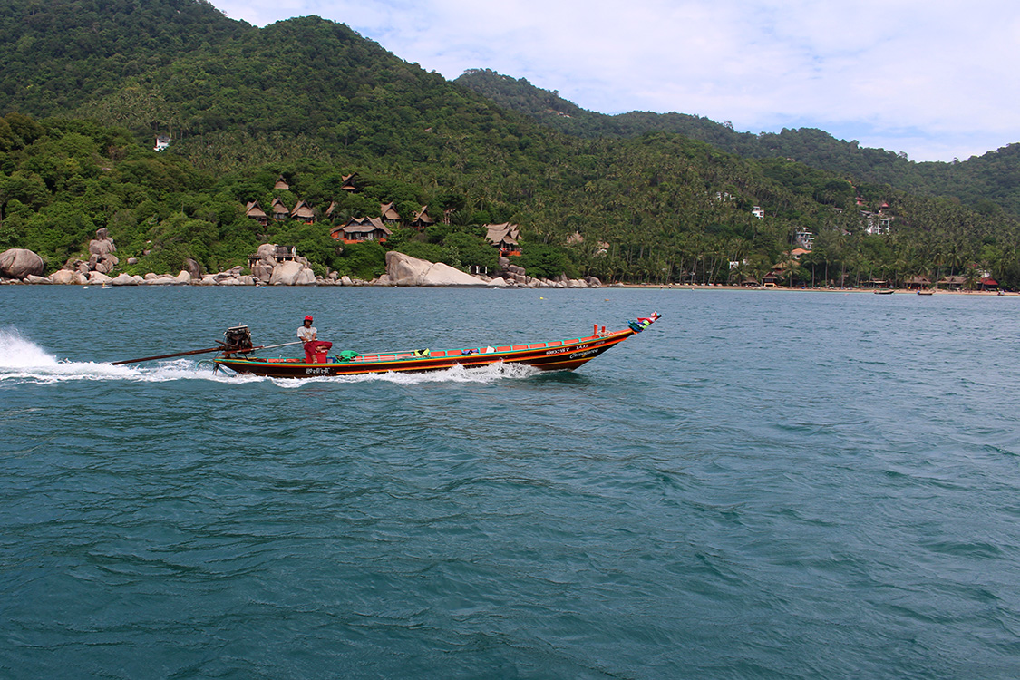 Koh Tao.
JournÃ©e bateau / snorkelling.